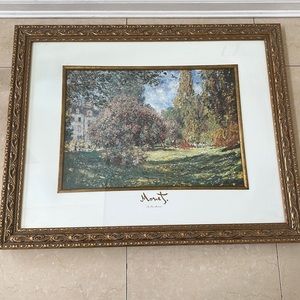 Beautiful Monet painting 32 x 26.